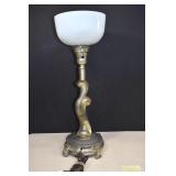 Vtg. Neoclassical Style Metal Lamp,Early 20th