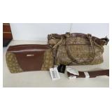 Charlie Lapson Croc Embossed Leather Set - NOTE