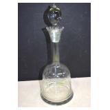 Vintage Etched Crystal Decanter