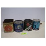 Four Vintage Tobacco Tins
