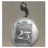 25 Years Six Flag Comm. Medallion