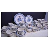 46pc. Johnson Bros. Staffordshire Ironstone Dishes