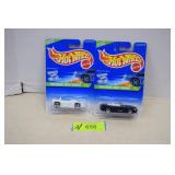 Two Hot Wheels Treasure Hunt Die Cast Cars