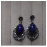 Sterling & Lapis Earrings