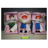 Three New In Box Madame Alexander Dolls