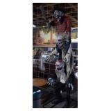 7.5ft Gruesome Grounds Zombie Stack Trio