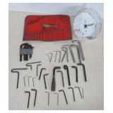 Snap-On 6 Hex Set, 6' Hole Punch and More