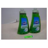 Two Bottles Clorox Ultra  Concentrated Dishwashing