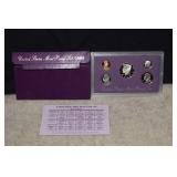 1993-S U.S. Mint Proof Set w/ COA & Box  5 Coins
