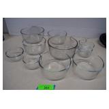 Pyrex & Anchor Clear Glass Dishes