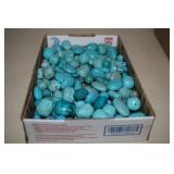 2 Lbs 1.6 Oz Of Turquoise Like Beads