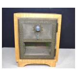 Vtg. Post Office Box Re Purposed As A Bank W/Combo