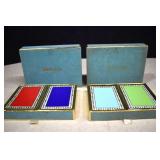 2-Vintage Tiffany & Co. Double Deck Playing Cards