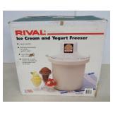 NIB Rival Ice Cream and Yogurt Freezer