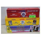 Three Sets Baseball Cards. All Appear to be