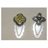 Two Brighton Bookmarks - Black & Gold is Retired