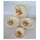 Four Pieces of Vintage Homer Laughlin Dishes