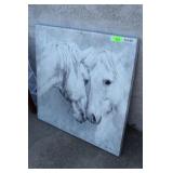 Signed Print of Two Horses