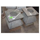 Heavy Concrete Plant Stands