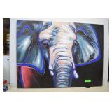 Elephant Print on Canvas 40'x30'