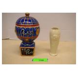 Small Lenox Vase & Paris Las Vegas Balloon Ceramic