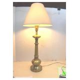 Vintage Metal Brass Look Lamp