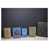 Assorted Vintage Books,1908,1927,2-1937 & 1936