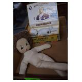 Vintage Porcelain Doll And Antique Doll