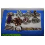 Twelve Very Nice Stretch Back Costume Rings