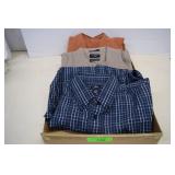 Three Dockers Long Sleeve Shirts Size L Like New