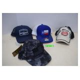 Four Nice Caps. One NWT Other Three Like New