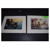 Signed Print Mooring Mallards and Wood Duck