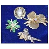 Collection Of Vintage To Now Brooches