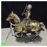Veronese Pewter Knight on Horse w/ Sword