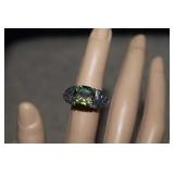 Sterling Mystic Topaz & Quartz Druzy Trillions