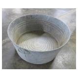 Large Galvanize Handled Tub - 24x11'