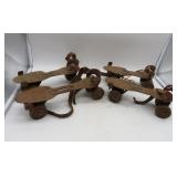 1950's Metal Clamp on Skates - NOTE