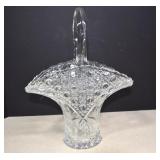 Vintage L.E. Smith Glass Wedding Basket