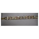 Vintage Quality Rhinestone Bracelet,Missing Safety