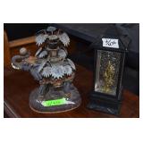 Elephant Candle older And Sparkly Deco