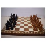 Vintage Wooden Chess Set 'Ambassador' Style