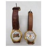 Two Vtg. Disney Mickey Mouse Watches