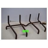 Heavy Iron Fireplace Log Holder