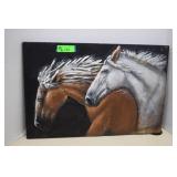 Beautiful Horse Head 3-D Metal Wall Art