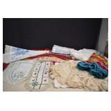 Large Collection Of Vintage Hand Work Items