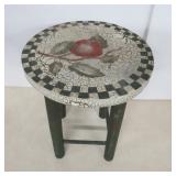 Cute Small Stool with Apple Design - 11'