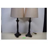 Two Side Table Lamps