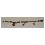 Sterling/Vermeil NYCII 15th Anniv. Bracelet w/