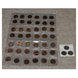 (31) Wheat,(11)Memorial and 1943 D,P,S Steel Cents