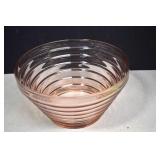 Large Vintage Pink Depression Ware Bowl